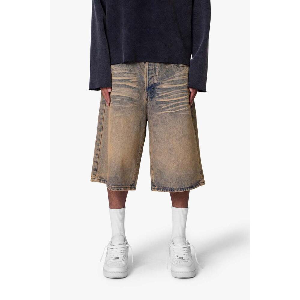 mnml Baggy Dust Stone Denim Shorts - Vintage Blue Size 30Vintage Blue / 30
